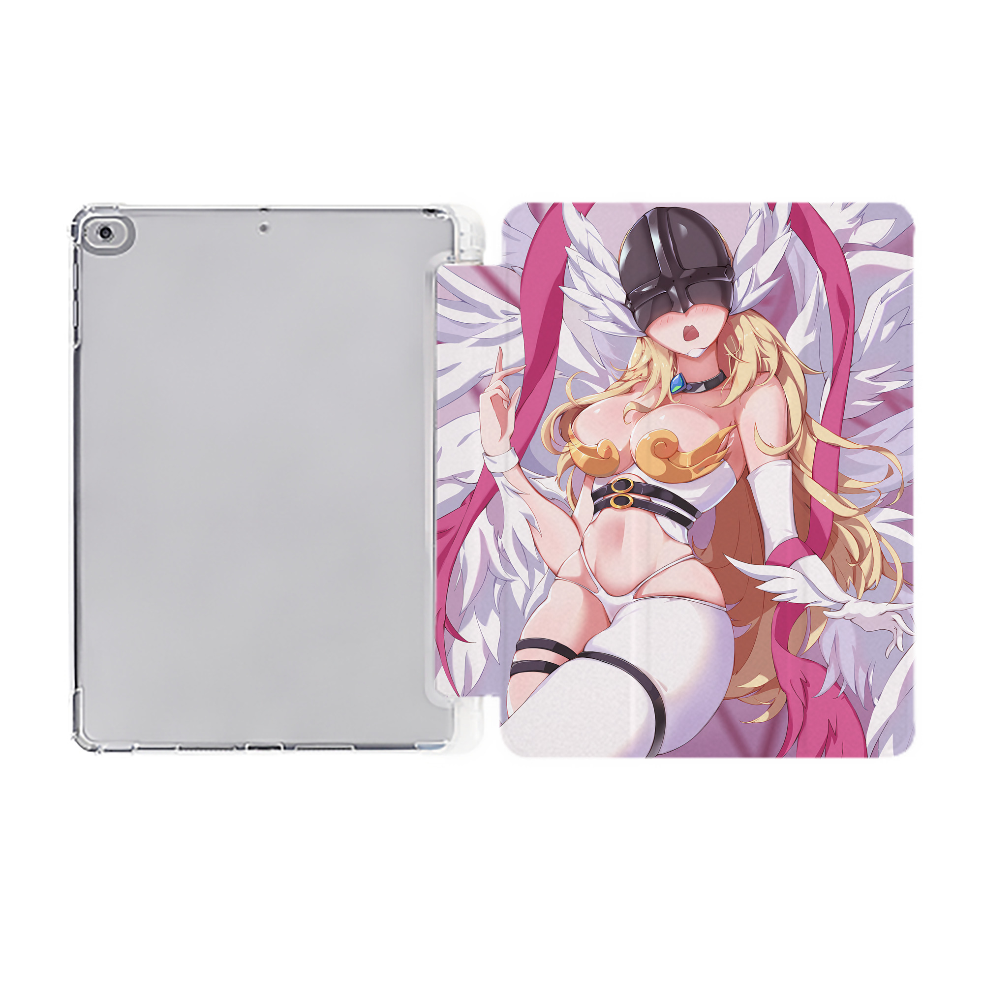 （画像用） Digimon デジタルモンスター/デジモン IPad ケース ペン収納付き 三つ折りスタンド PUレザー×シリコン 対応機種9.5/10.5/10.9インチ